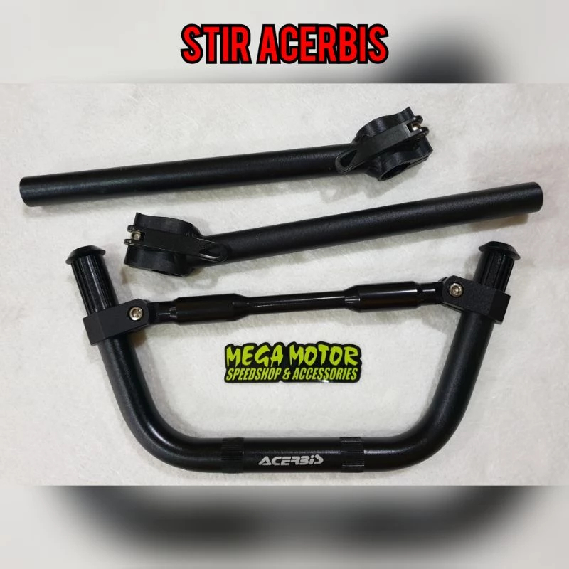 Jual Stang Ride It Knocdown Model Acerbis - Stir motor Robot (Black ...