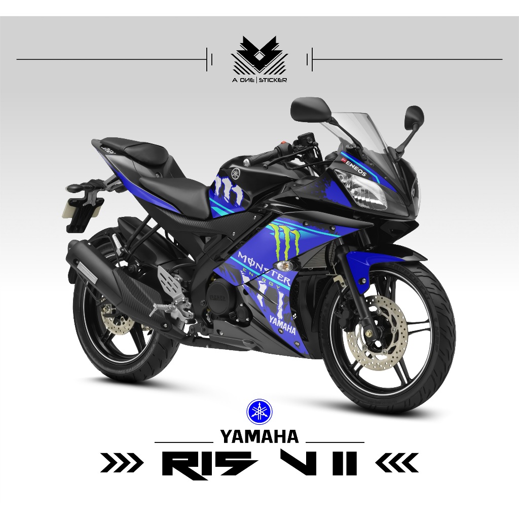 Jual Striping Yamaha R15 V2 Semifull Motif 4 / Sticker / Stiker ...
