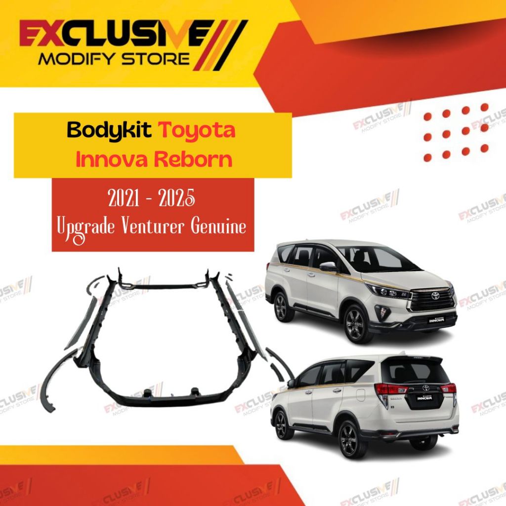 Jual INNOVA REBORN (2021 - 2025) UPGRADE BODYKIT SET COMPLETE SIDE ...