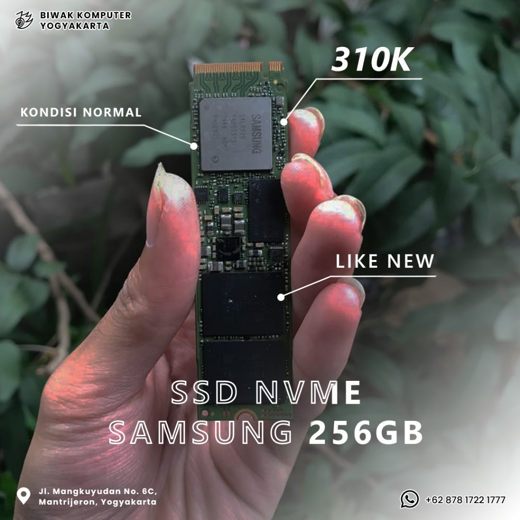 Jual SSD NVME SAMSUNG 256GB SENTINEL 100% COPOTAN LIKE NEW PEMAKAIAN 16 ...