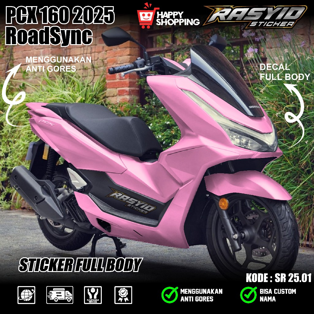 Jual COD Sticker Decal Full Body Honda PCX 160 Tahun 2025 Cbs Abs ...