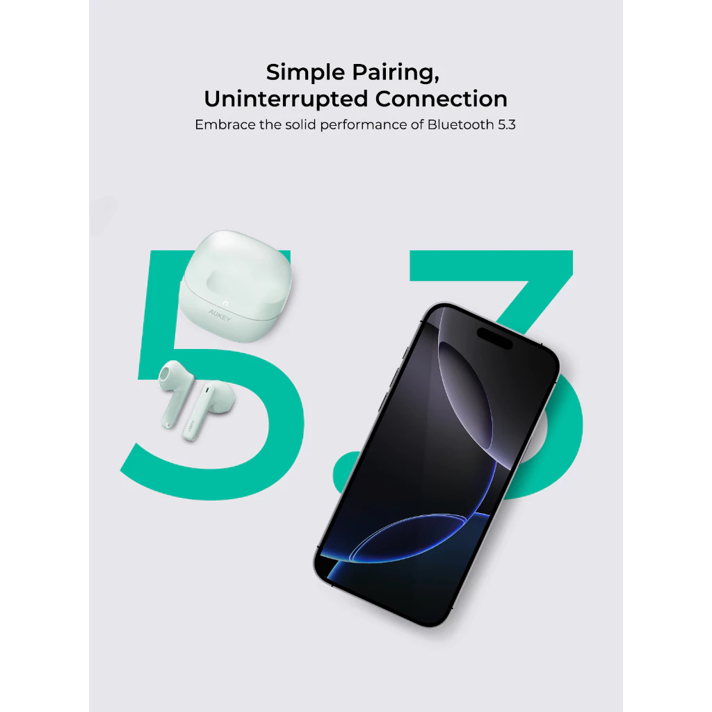 AUKEY TWS Bluetooth Active Noise Cancelling Move Vibe Series True Wireless Earbuds EP-M4
