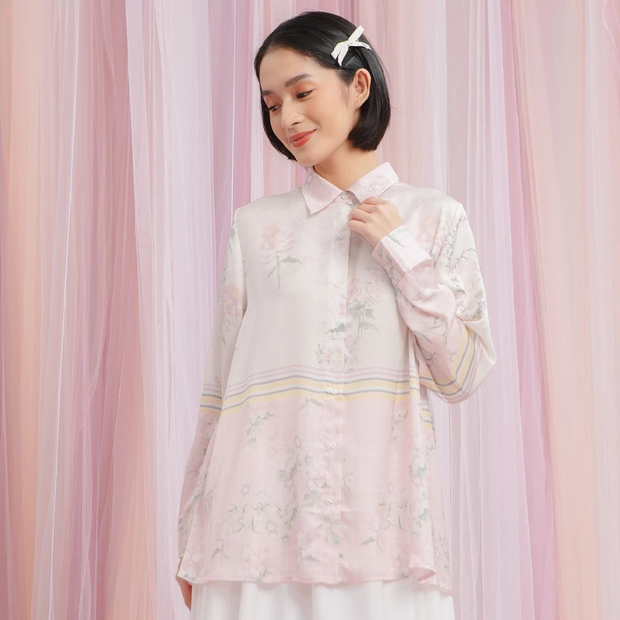 Telma Creme Pink Shirt