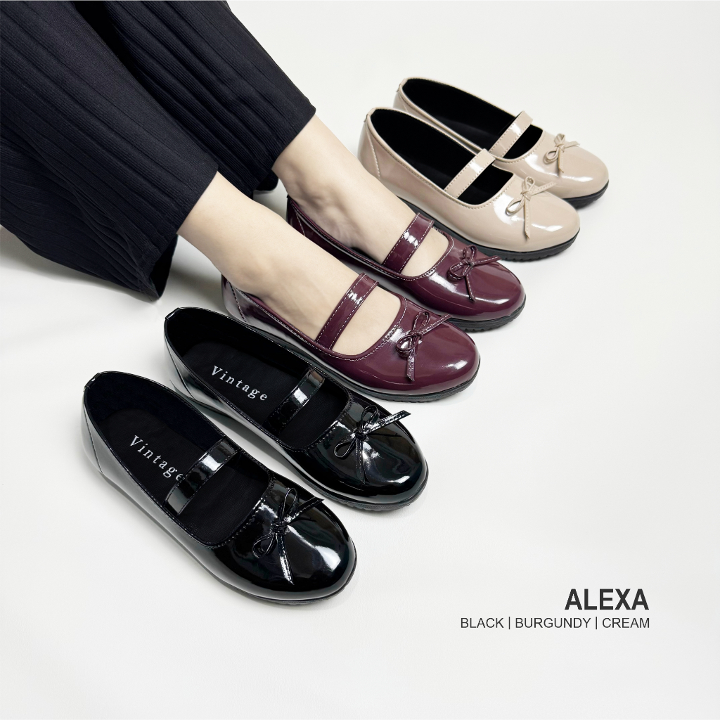 Jual Sepatu Wanita Flatshoes Alexa Series Sepatu Wanita Kekinian Sepatu ...