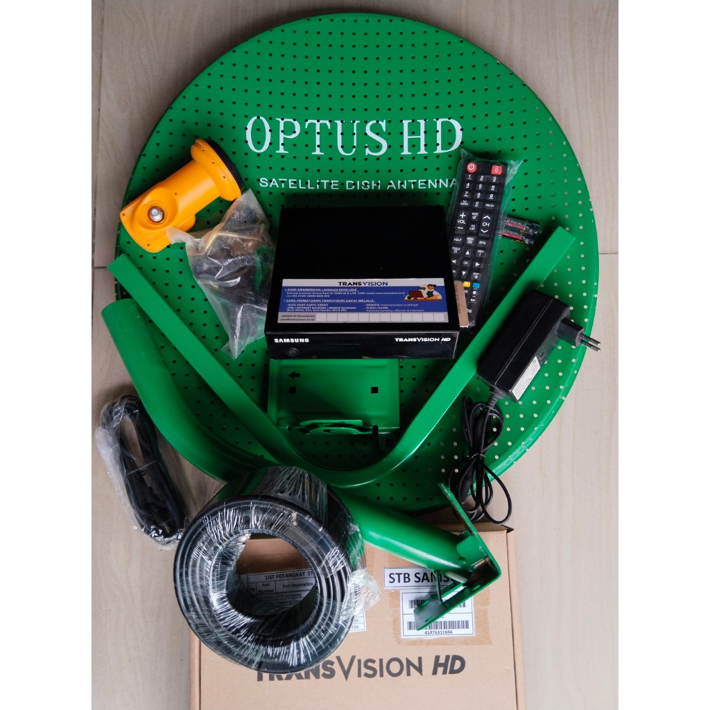 Jual SAMSUNG HD SATELLITE DECODER TRANSVISION LENGKAP DISH PARABOLA ...