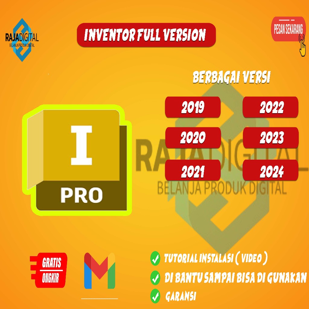 Jual INVENTOR FULL VERSION 2024 2023 2022 2021 2020 2019 PERMANEN ...