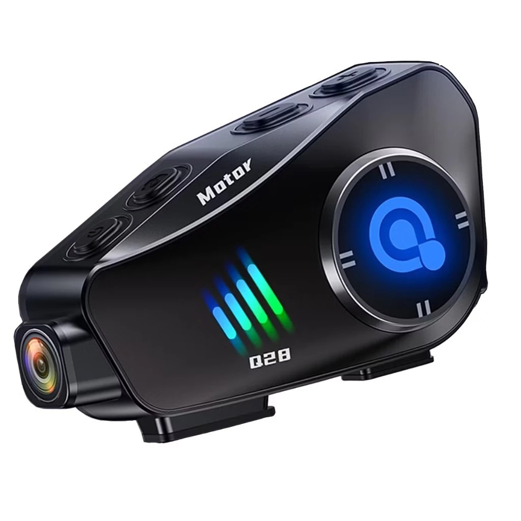 Jual Intercom Kamera Q28 Helmet Perekam Berkendara Sepeda Motor Headset ...