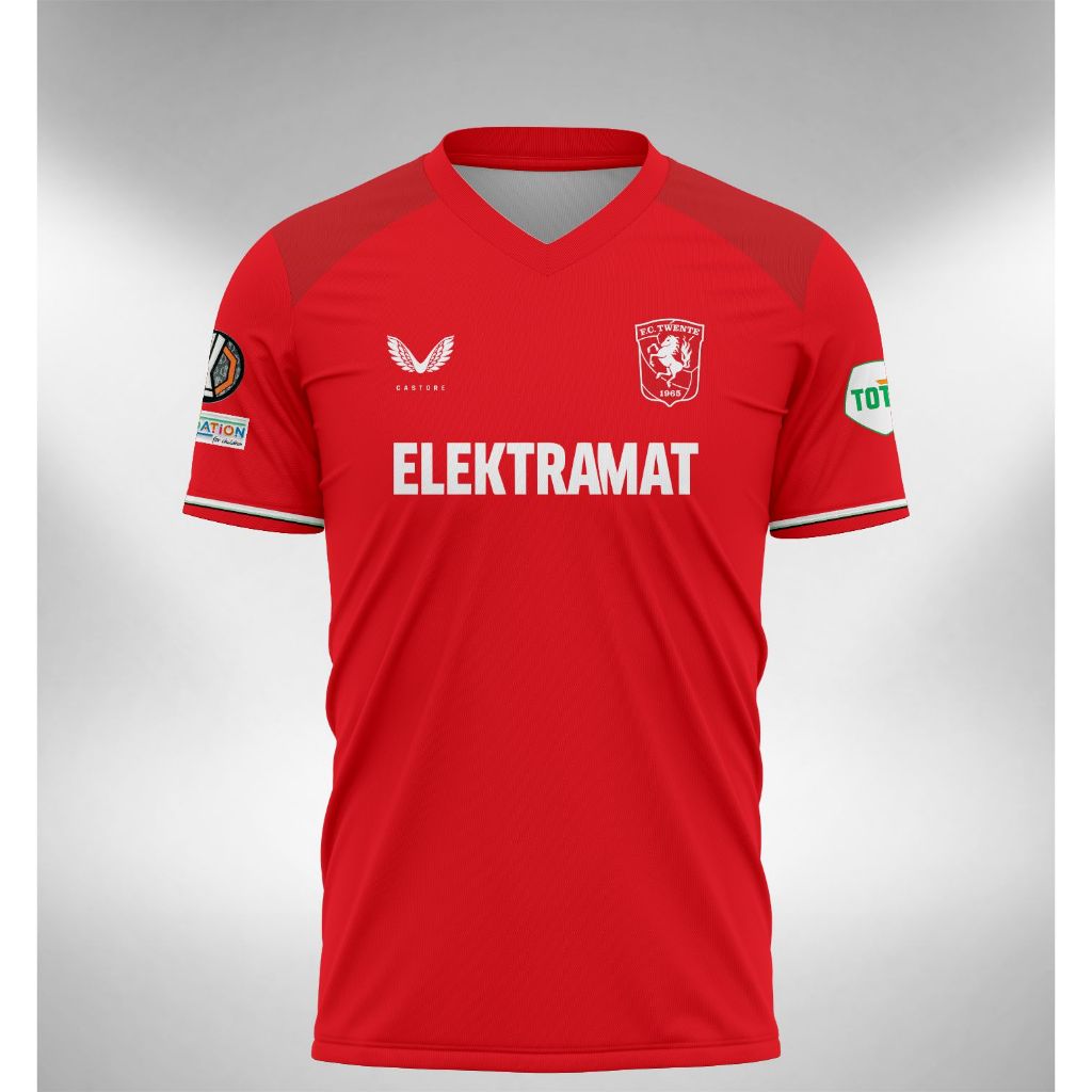 Jual Jersey Twente Home 2024 2025 UEL Patch Europa League | Shopee ...
