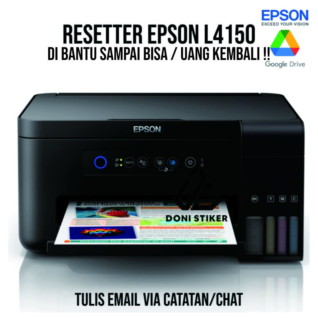 Jual resetter epson L4150 bonus video tutorial | Shopee Indonesia