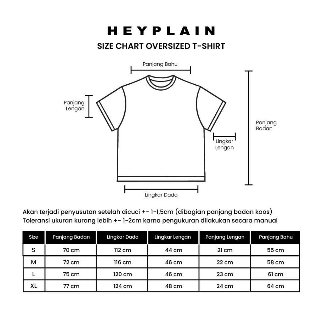 Kaos Oversize Pria Hitam Premium Cotton Combed 20s Tebal foto 8