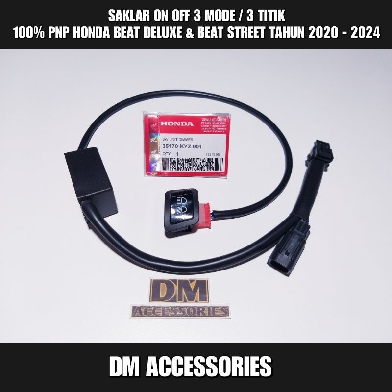 Jual SAKLAR LAMPU BEAT DELUXE K1A TAHUN 2020 - 2023 SAKLAR ON OFF 3 ...