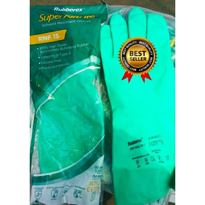 Jual SARUNG TANGAN NITRILE RUBBEREX RNF 15 ORIGINAL Shopee Indonesia
