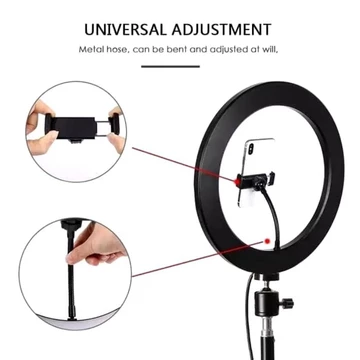 Lampu RingLight 10 Inch 26 Cm Ring Light Live Stream Vlog Make Up