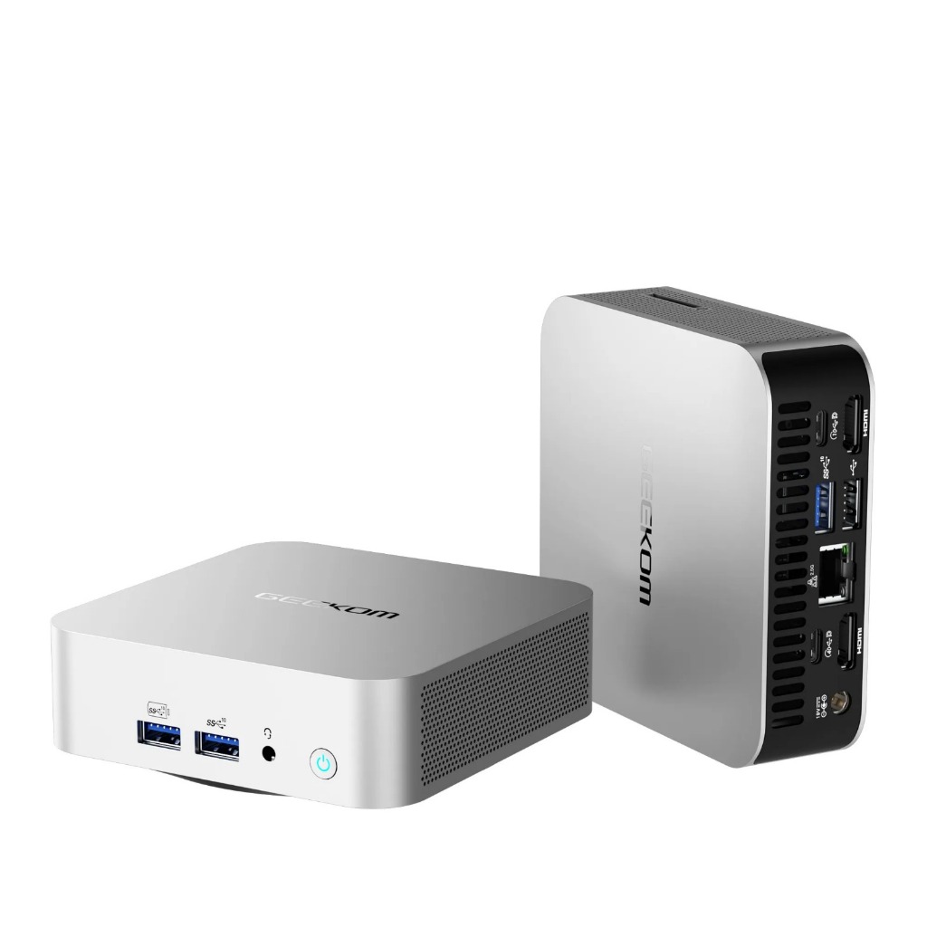 GEEKOM A8 AMD Ryzen 7 8745HS,32GB DDR5 RAM 1TB SSD, USB4, SD Slot,WiFi 6E, 2.5G LAN Mini PC
