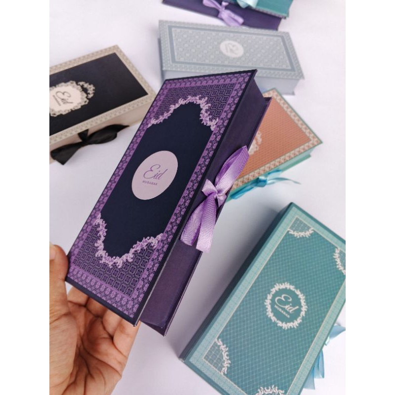 Jual custom box idul Fitri hampers lebaran tempat jilbab uang dll ...