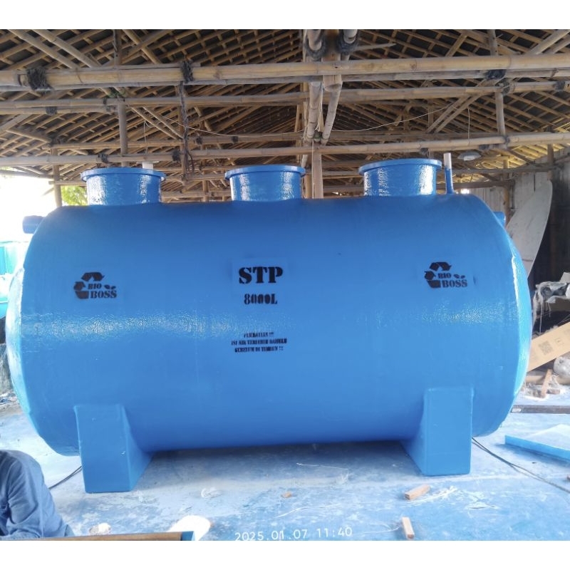 Jual septic tank bio stp 8000 liter bio boss, biotech, biofil ...