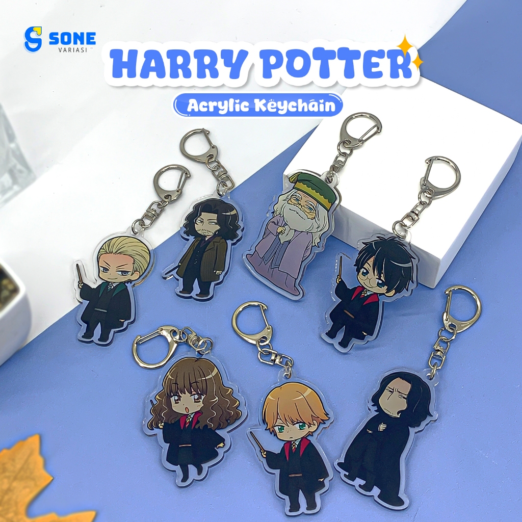 Jual Gantungan Kunci Harry Potter Bahan Akrilik / Acrylic Keychain ...