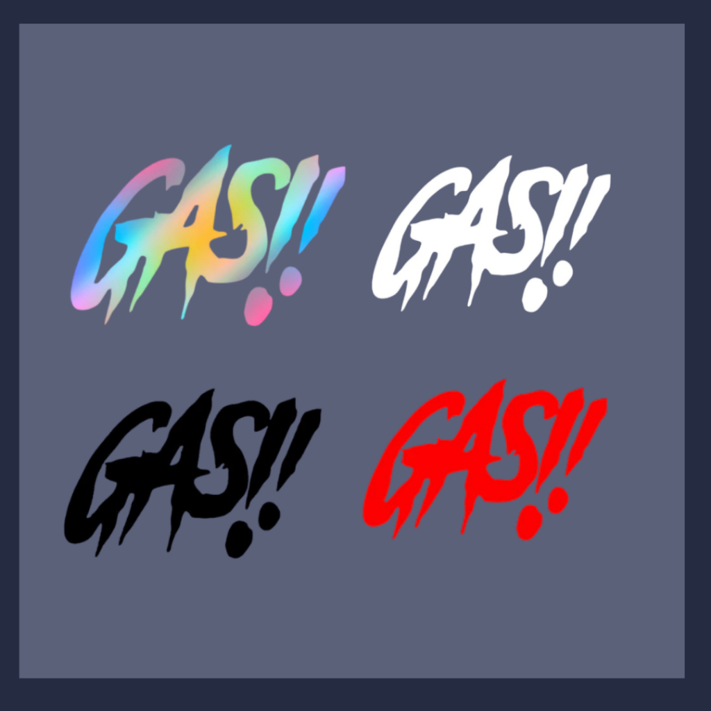 Jual Stiker Sticker Cutting GAS!! Logo GAS Stiker Potong Sticker ...