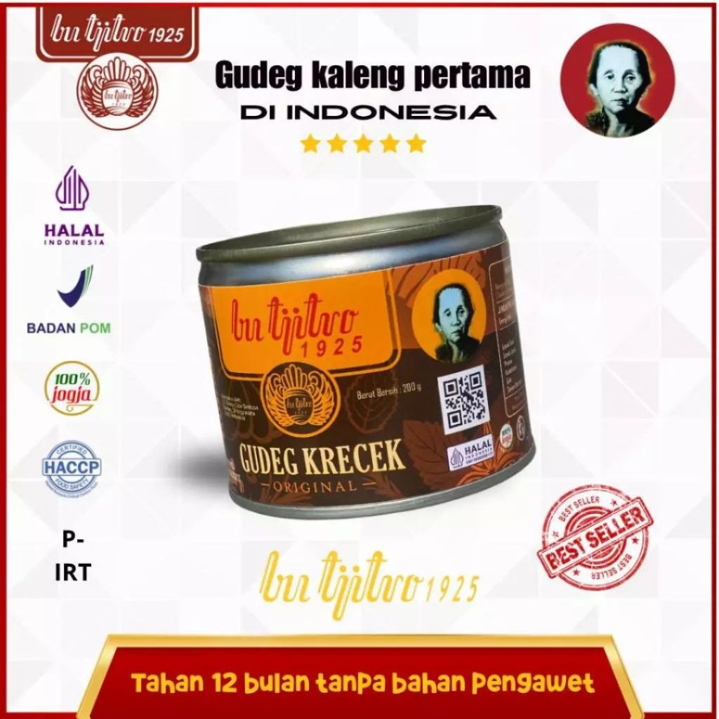 Jual Gudeg Krecek Original/gudeg kaleng butjitro 1925/ Gudeg Jogja ...