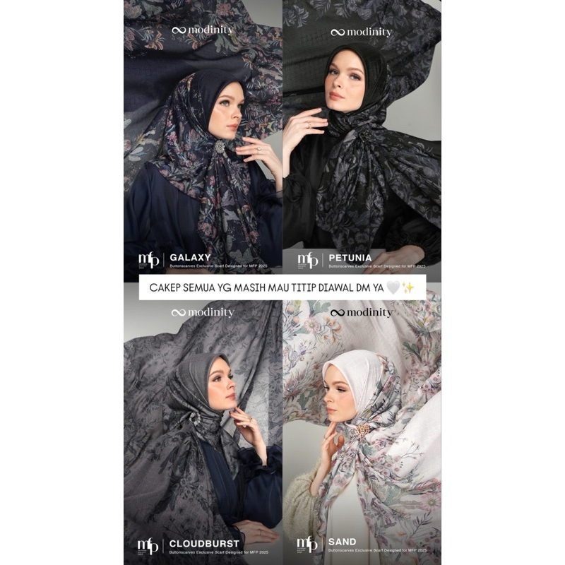 Jual Modinity Fashion Parade MFP 2025 Scarf Limited Editions ...
