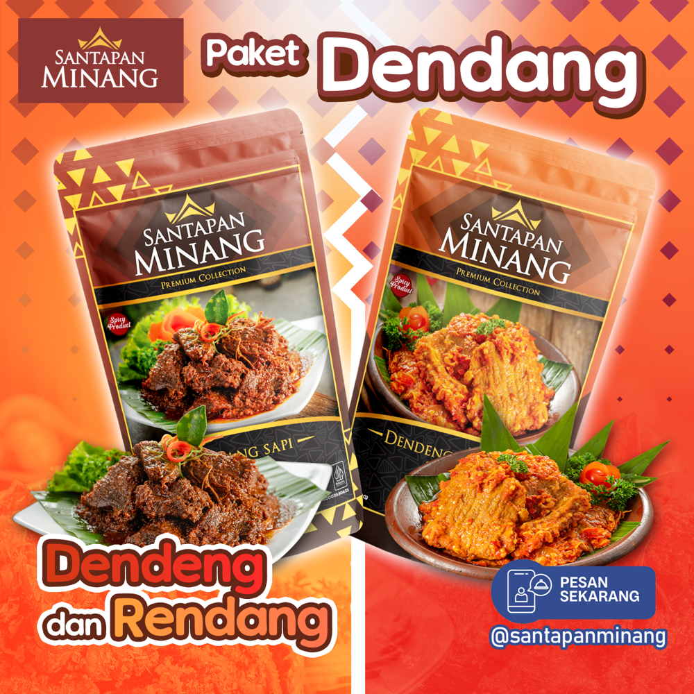 Jual Paket Dendang Dendeng Balado Basah Lambok & Rendang Daging Sapi ...