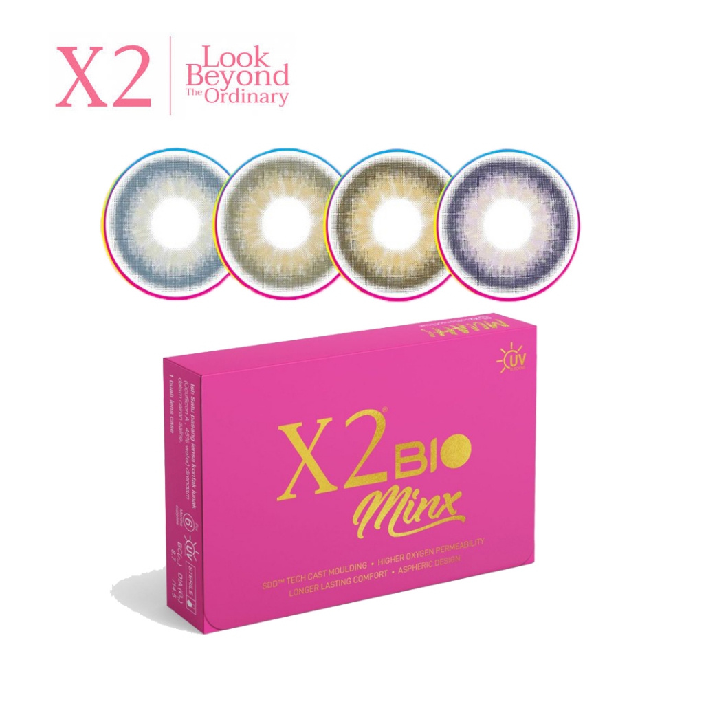 Jual X2 Bio Minx Softlens | Soflen X2 Bio Minx 14.5 MM - Premium ...