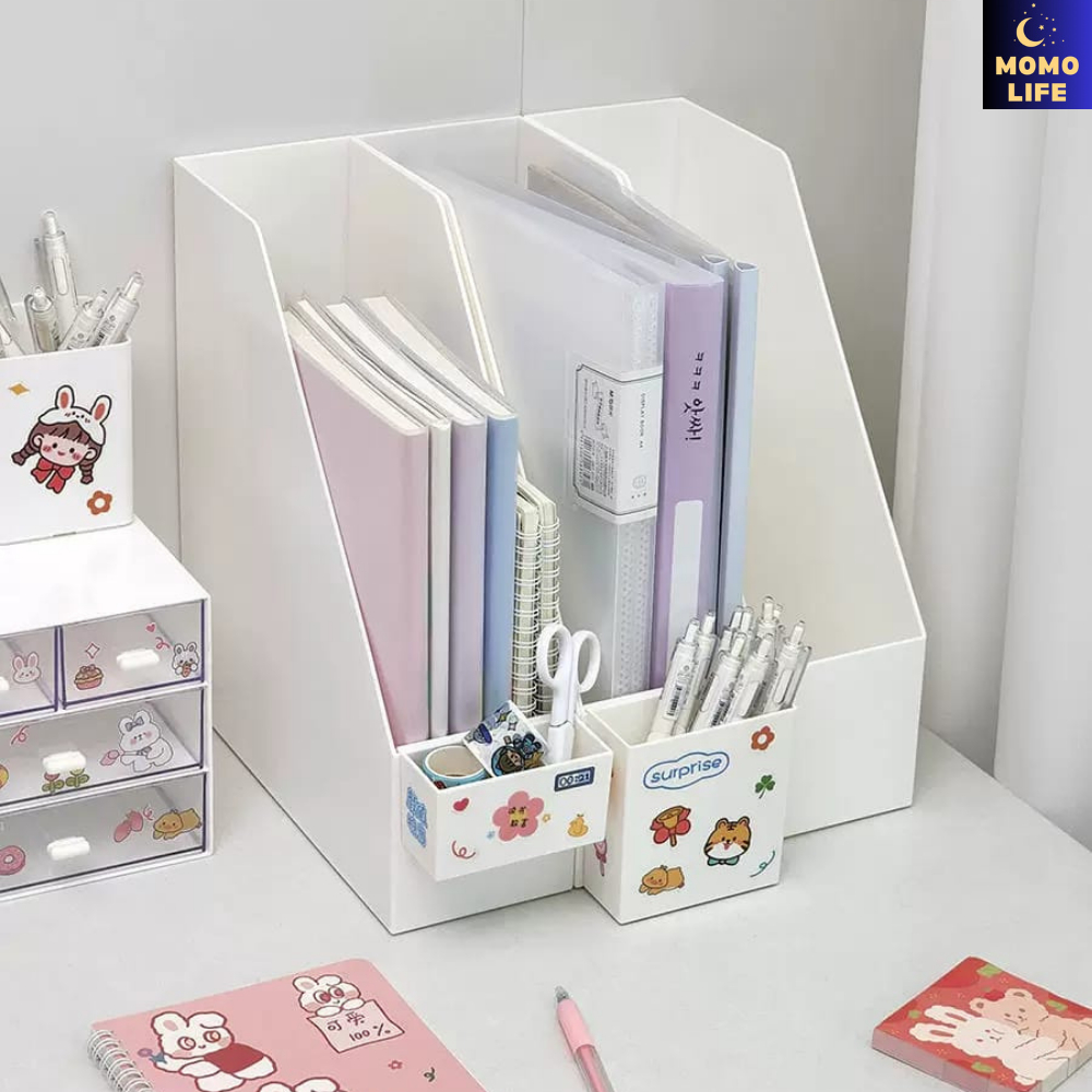 Jual Momo Life HERA Vertical Book Rack Rak Buku Vertikal Tempat ...