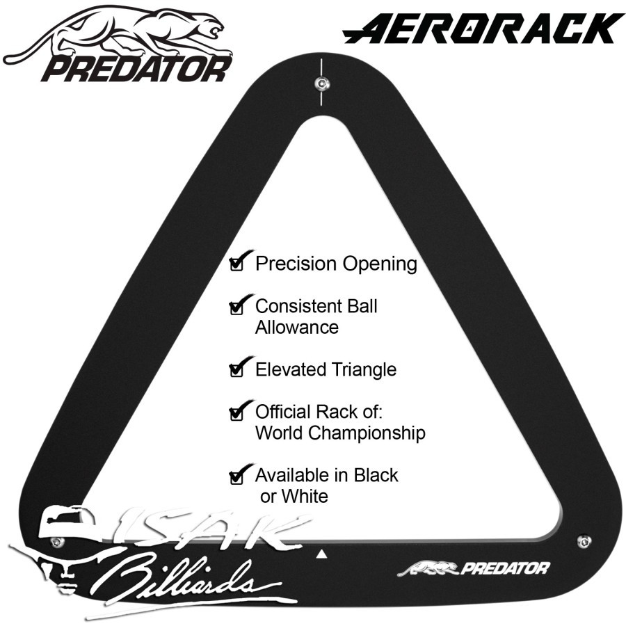 Jual Predator AeroRack Pool Ball Rack Black | Triangle Segitiga Bola ...