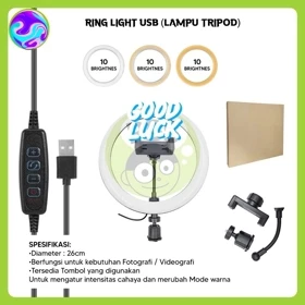 Ring Fill Light Lampu Selfie 26 Cm