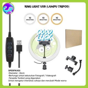 Ring Fill Light Lampu Selfie 26 Cm