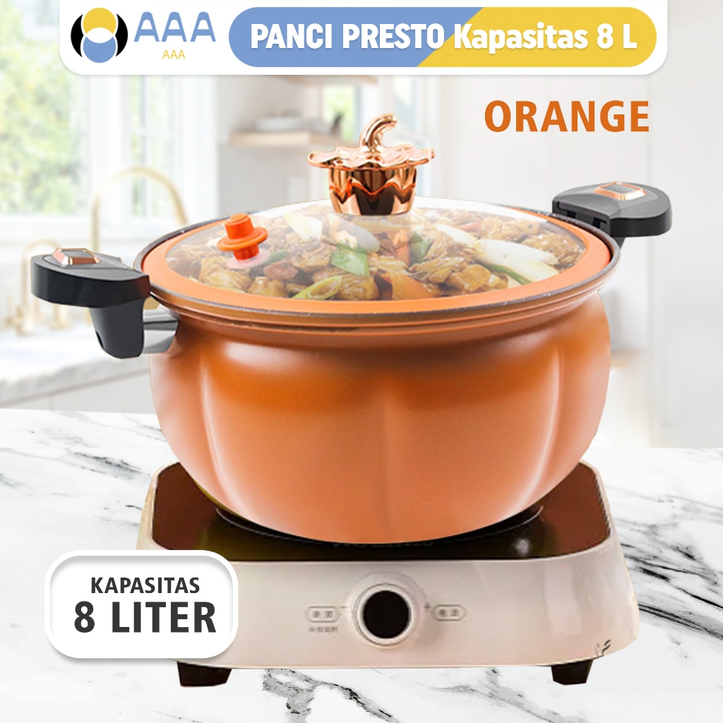 Jual (AAA) Panci Presto Bentuk Labu Kapasitas Besar 8 Liter Terdapat ...