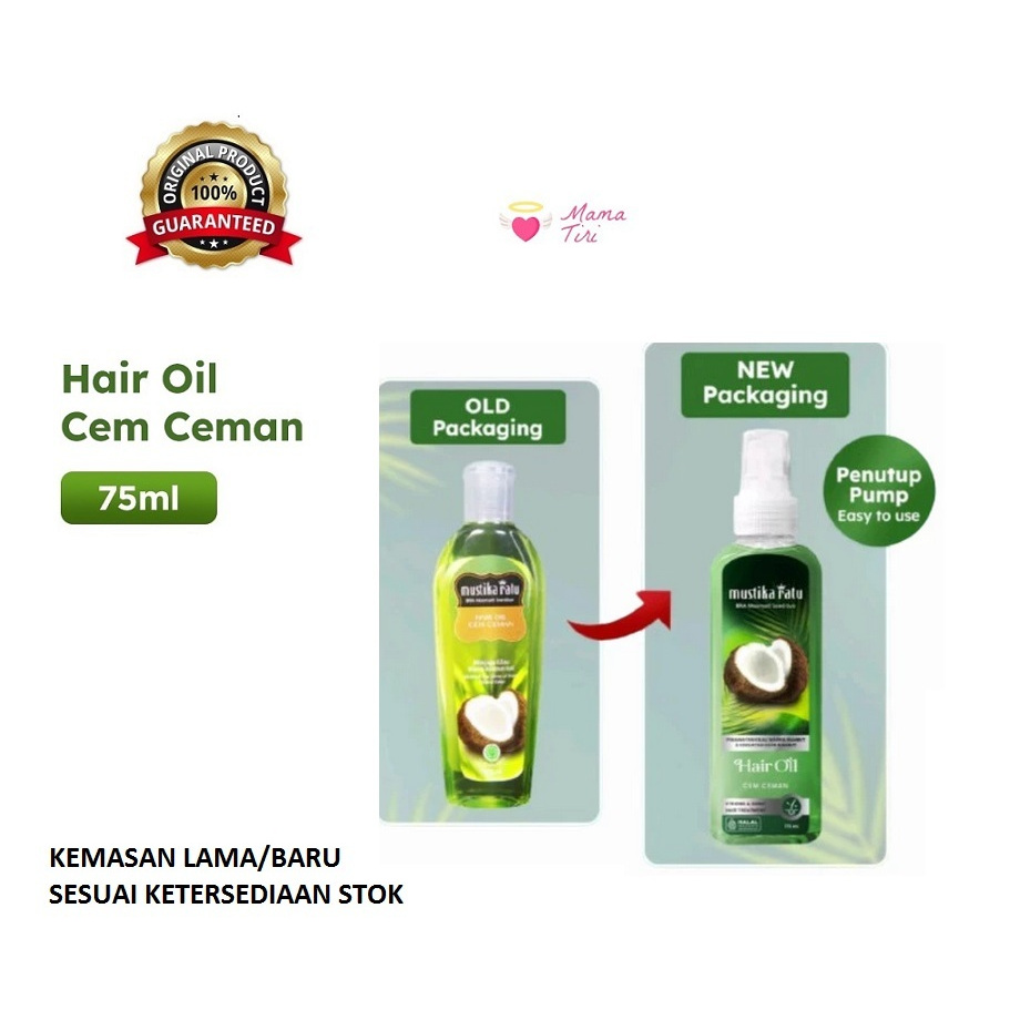 Jual Mustika Ratu Minyak Cem Ceman 75ml Rambut Kilau BEST SELLER ...