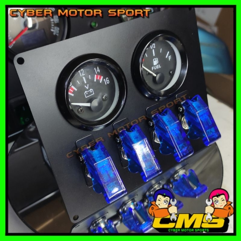 Jual Indikator mobil fuel meter volt meter universal saklar ARB rocker ...