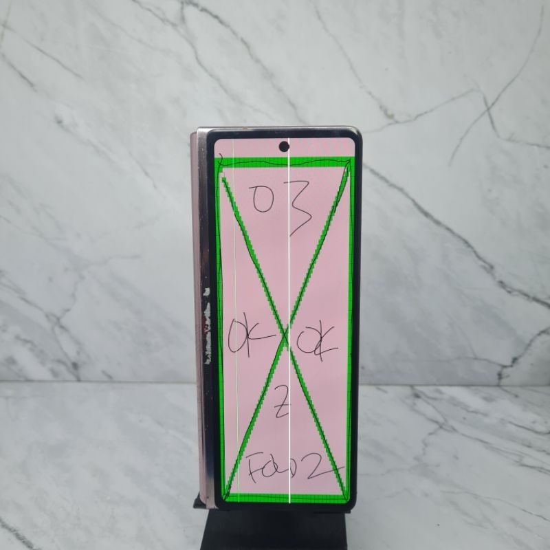 Cover Posteriore in Vetro Posteriore di Ricambio per Galaxy Z Fold 2 5G