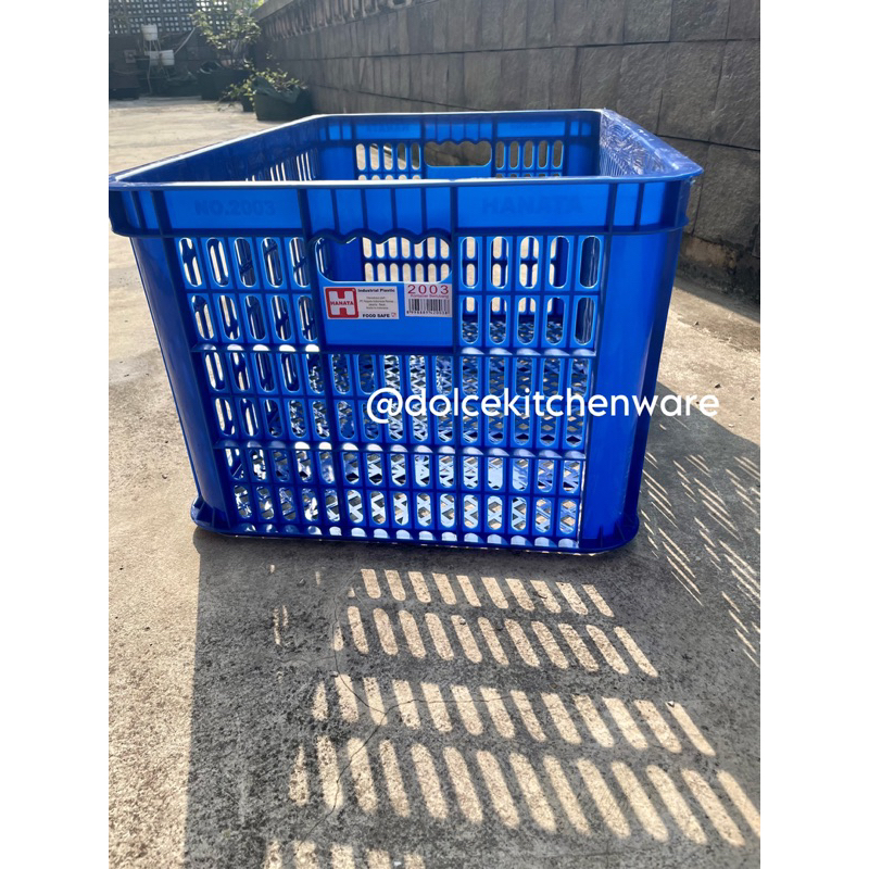 Jual Hanata by Shinpo Keranjang Plastik Pendek Tinggi Serbaguna Lubang ...