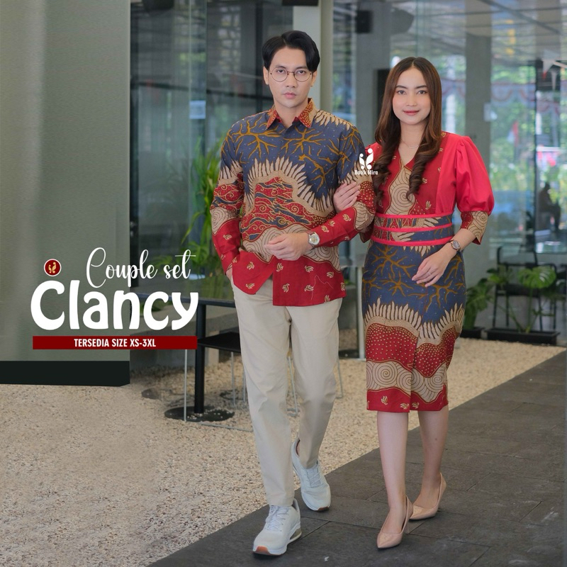 Jual COUPLE BATIK PREMIUM CANCY BATIK MIRA | NATAL EDITION | KEMEJA ...