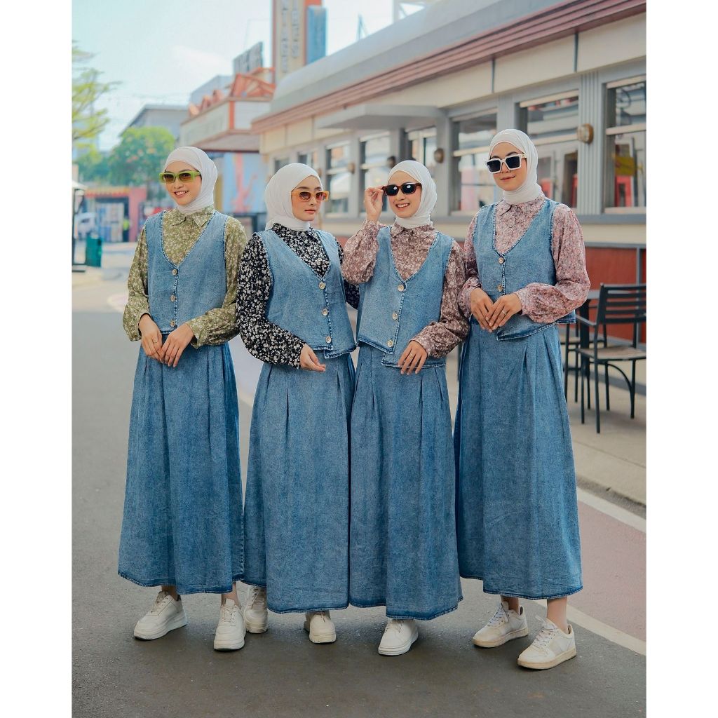 Jual ASW | APRIL 3 IN 1 SETROK PLUS ROMPI | BAHAN RAYON PREMIUM ROK ...