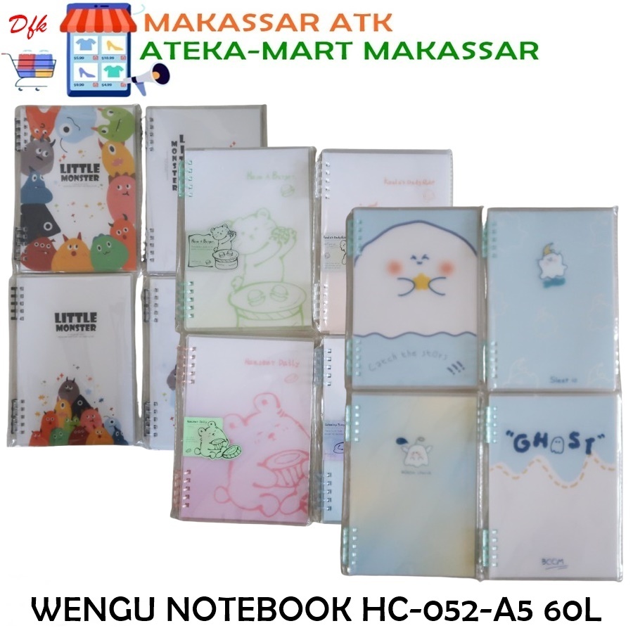 Jual [1PCS] WENGU BINDER NOTE A5 10 RING BUKU CATATAN | Shopee Indonesia