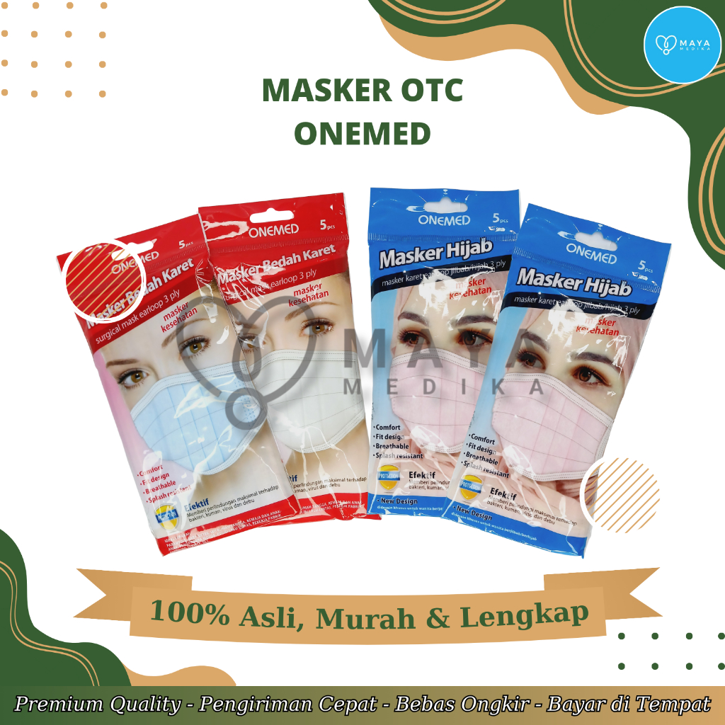 Jual Masker OTC Isi 5 Pcs | Shopee Indonesia