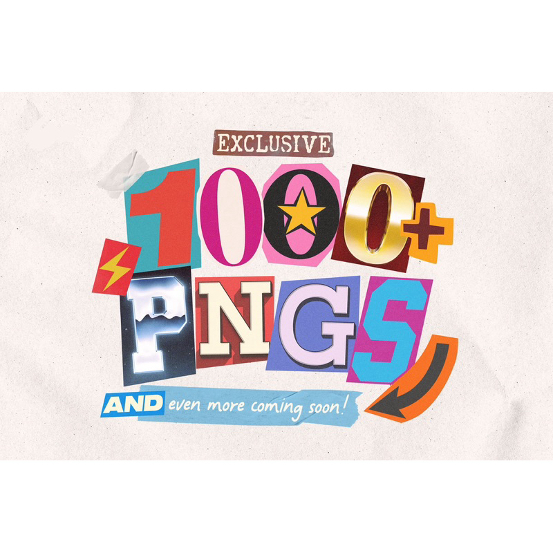 Jual PD0136 - 1000+ Ransom Note Letters PNG | Shopee Indonesia