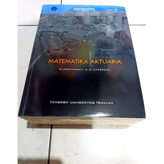 ( OBRAL BUKU ORIGINAL ) BUKU UT / MATEMATIKA AKTUARIA / UNIVERSITAS / KULIAH / BEST SELLER / PERTI UT / PENDIDIKAN / PENDIDIKAN GURU /