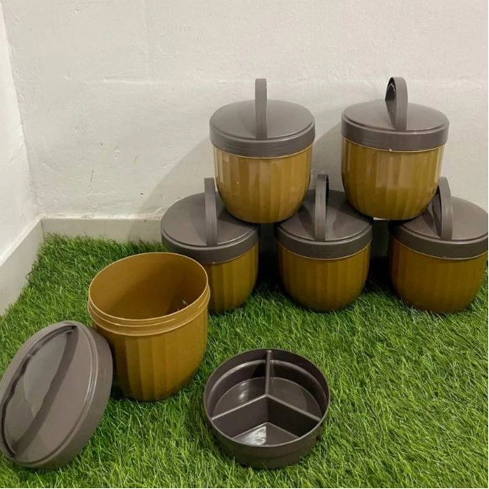 Jual [4 pcs] RANTANG PLASTIK/RANTANG BULAT SAMYANG MURAH/ Rantang ...