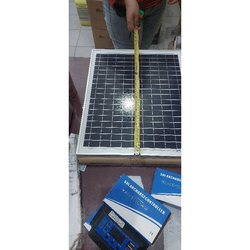Jual panel solar 30wp/+ PALET KAYU panel surya 30wp/ | Shopee Indonesia