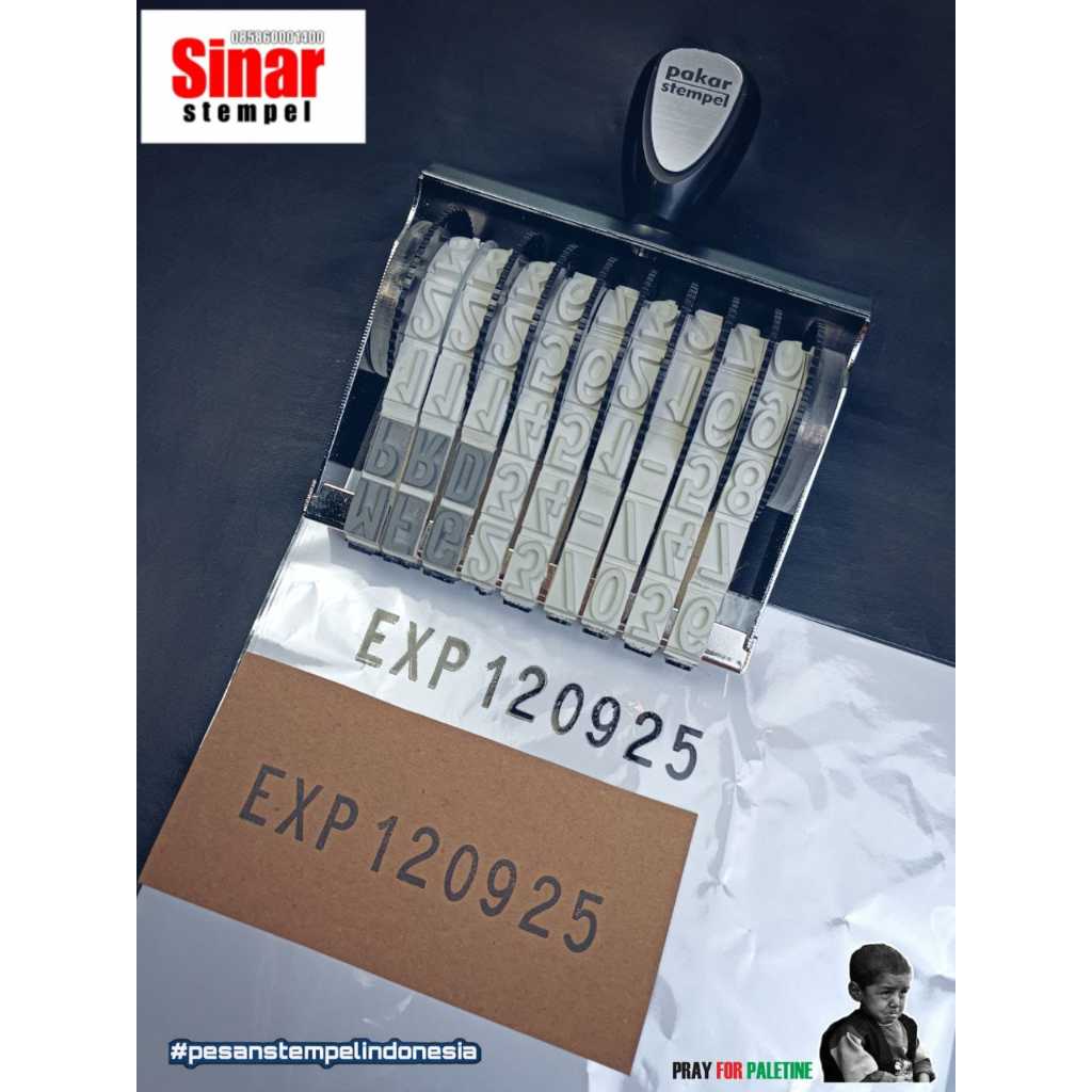 Jual Jual Stempel Putar Kode Produksi Tanggal EXP untuk Karung, Plastik ...