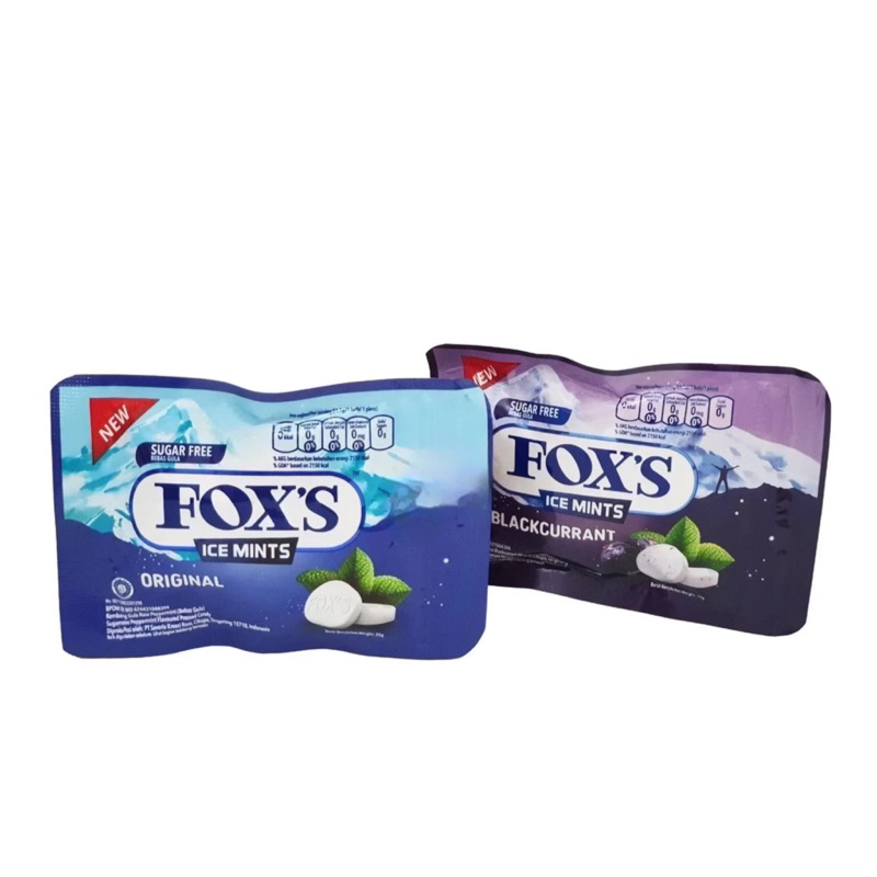 Jual FOX'S ICE MINTS BLACKCURRANT | Shopee Indonesia