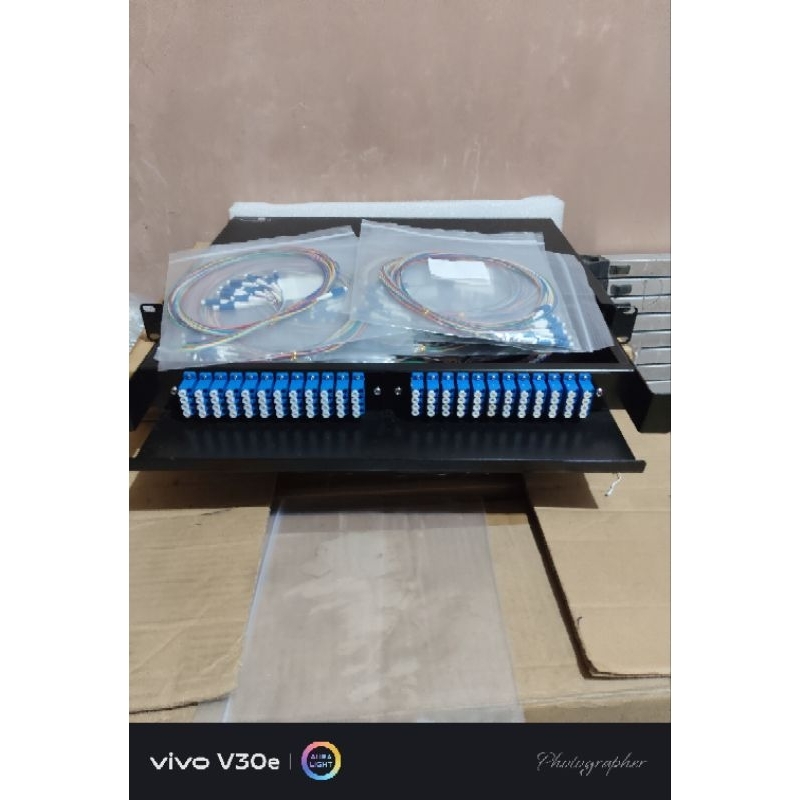 Jual otb odf rackmount 1U LC upc Quad 96 core lengkap pigtail | Shopee ...