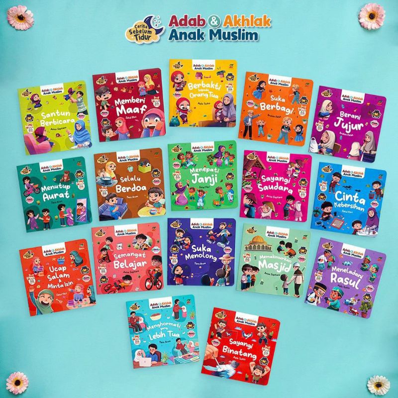 Jual Buku Cerita Adab & Akhlak Anak Muslim Bisa Scan Barcode Ziyaad ...