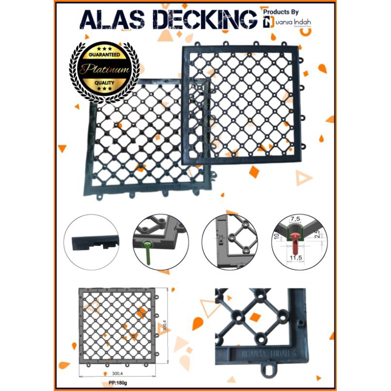 BASE ALAS LANTAI KAYU UNTUK DECKING TILE HARGA PABRIK