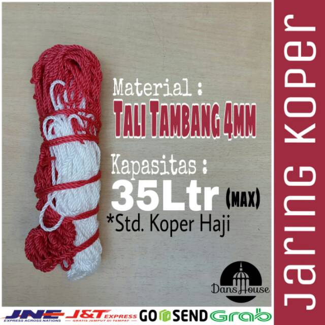 Jual Perlengkapan Haji Dan Umroh Tali Koper Jaring Pengaman Koper ...