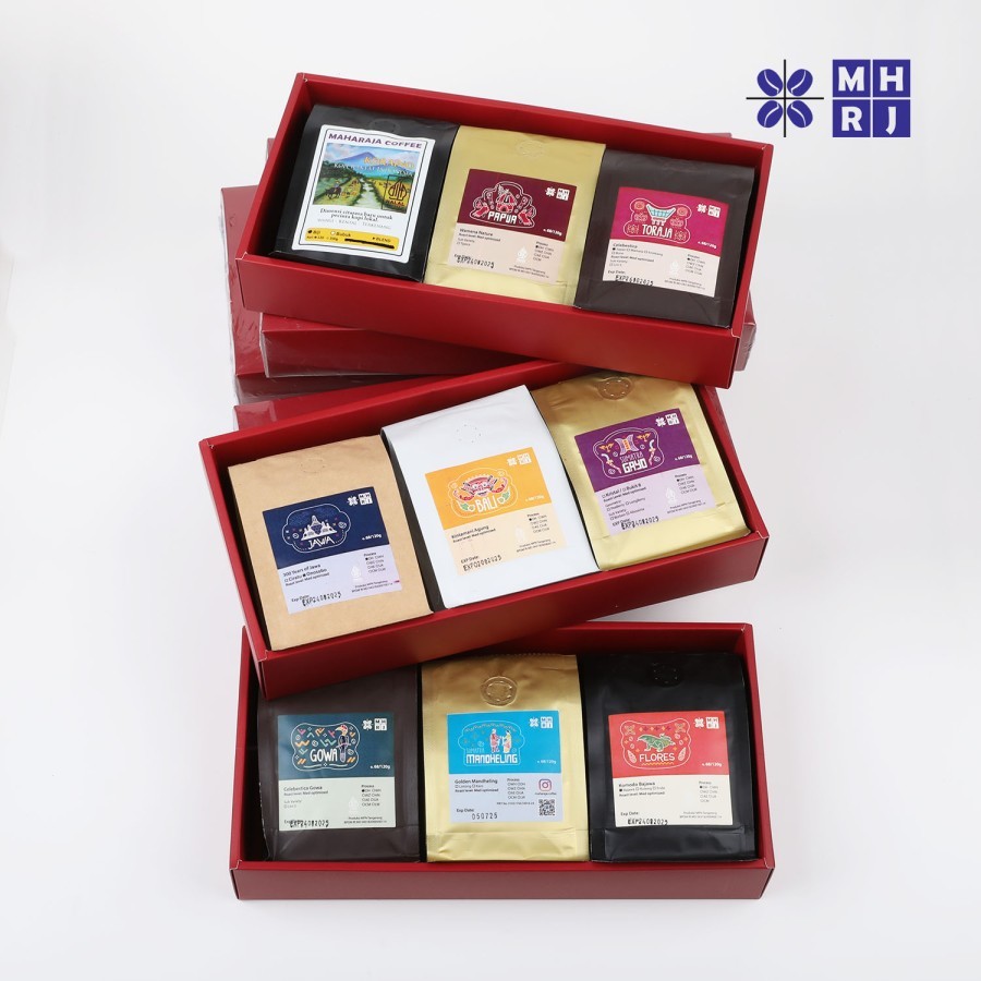 Jual GIFT BOX ISI 3PCS @120GR Indonesia Ring Of Flavor - Kopi